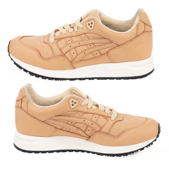 Asics Gel Saga Tiger Marzipan Tan Leather M 5 W 6.5 - Picture 5 of 15